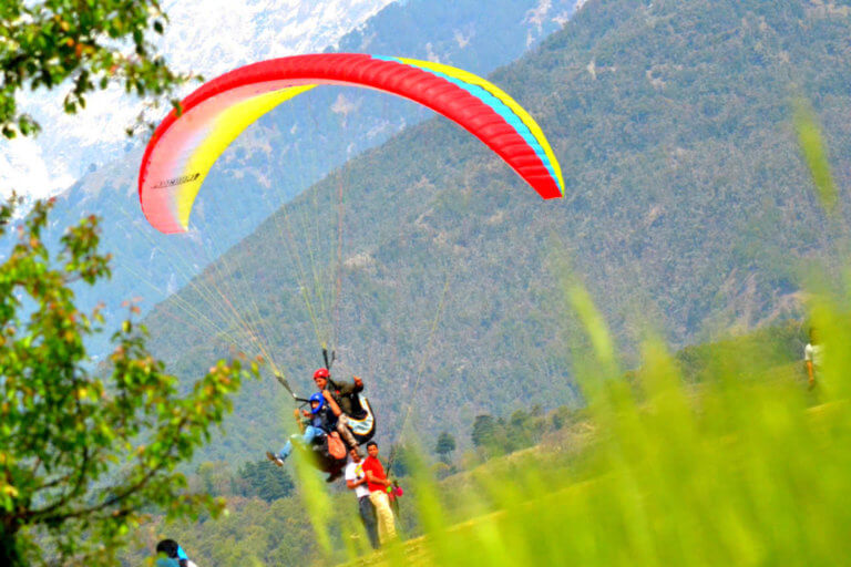 Paragliding Landing