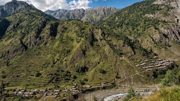 View of Bara Bhangal Village